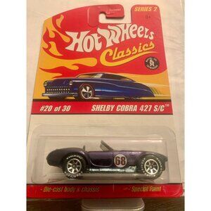 Hot Wheels Classics Series 2 Shelby Cobra 427 S/C #20 Of 30 Die-Cast Car Purple